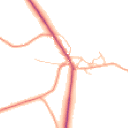 Daytime road noise heatmap for SK17 0PA