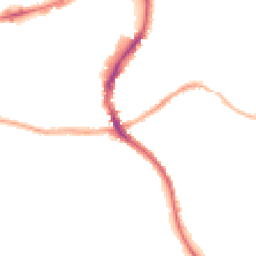 Night-time road noise heatmap for SK17 6LW