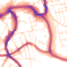 Daytime road noise heatmap for SK17 6QL