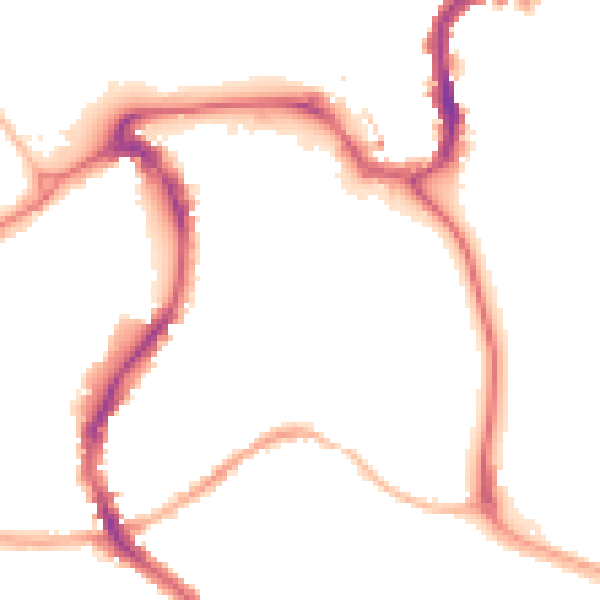 Night-time road noise heatmap for SK17 6QQ