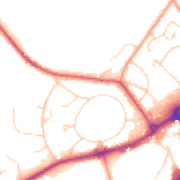 Daytime road noise heatmap for SK17 6SW