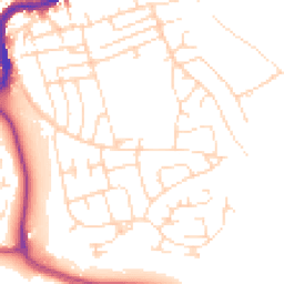 Daytime road noise heatmap for SK17 7BF
