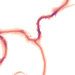 Night-time road noise heatmap for SK17 7DJ