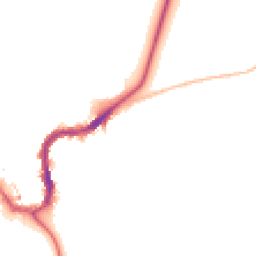 Night-time road noise heatmap for SK17 7EE