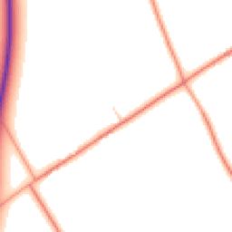 Daytime road noise heatmap for SK17 7HT
