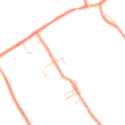 Daytime road noise heatmap for SK17 8AN