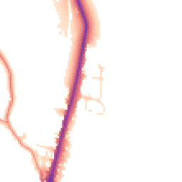 Daytime road noise heatmap for SK17 8DX