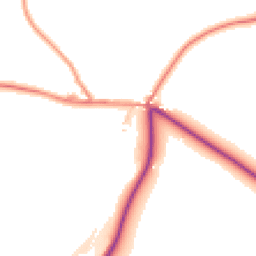 Daytime road noise heatmap for SK17 8EU