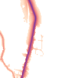 Daytime road noise heatmap for SK17 8FS