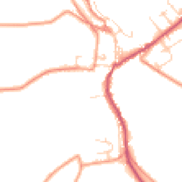Daytime road noise heatmap for SK17 8HJ