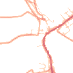 Daytime road noise heatmap for SK17 8HT