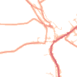 Daytime road noise heatmap for SK17 8JG