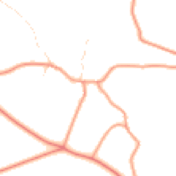 Daytime road noise heatmap for SK17 8RG