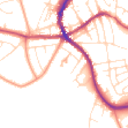 Daytime road noise heatmap for SK17 9DW