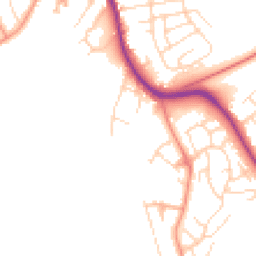 Daytime road noise heatmap for SK17 9NQ