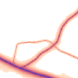 Daytime road noise heatmap for SK17 9TQ
