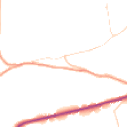 Daytime road noise heatmap for SK22 1AF