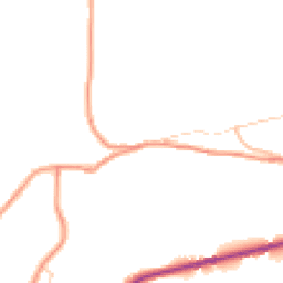 Daytime road noise heatmap for SK22 1AS