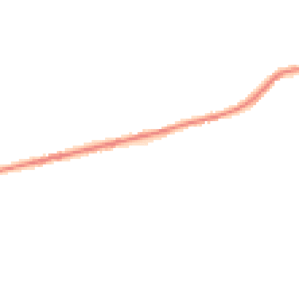 Night-time road noise heatmap for SK22 1DD
