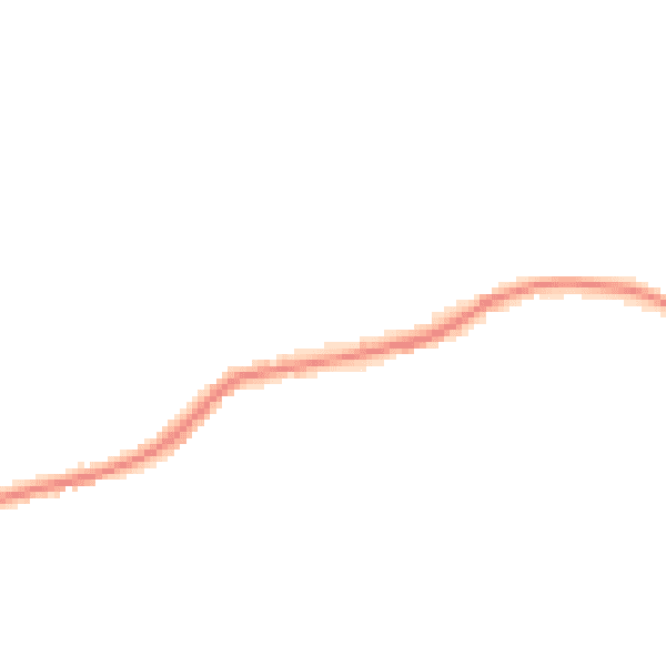 Night-time road noise heatmap for SK22 1DP