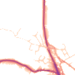Daytime road noise heatmap for SK22 2HE