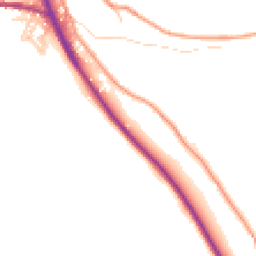 Daytime road noise heatmap for SK22 2JN