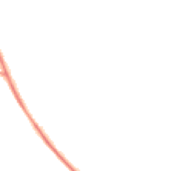 Night-time road noise heatmap for SK22 2LE