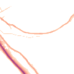 Daytime road noise heatmap for SK22 2LN