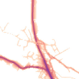 Daytime road noise heatmap for SK22 2NF