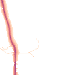 Daytime road noise heatmap for SK22 2NP