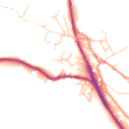 Daytime road noise heatmap for SK22 2PL