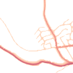 Daytime road noise heatmap for SK22 3DG