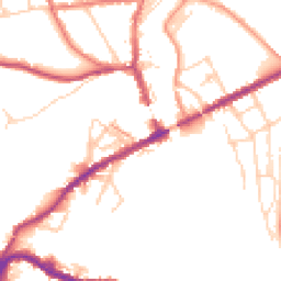 Daytime road noise heatmap for SK22 3EX