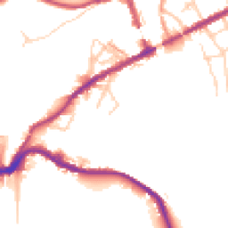 Daytime road noise heatmap for SK22 3HH
