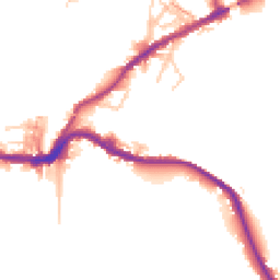 Daytime road noise heatmap for SK22 3LR