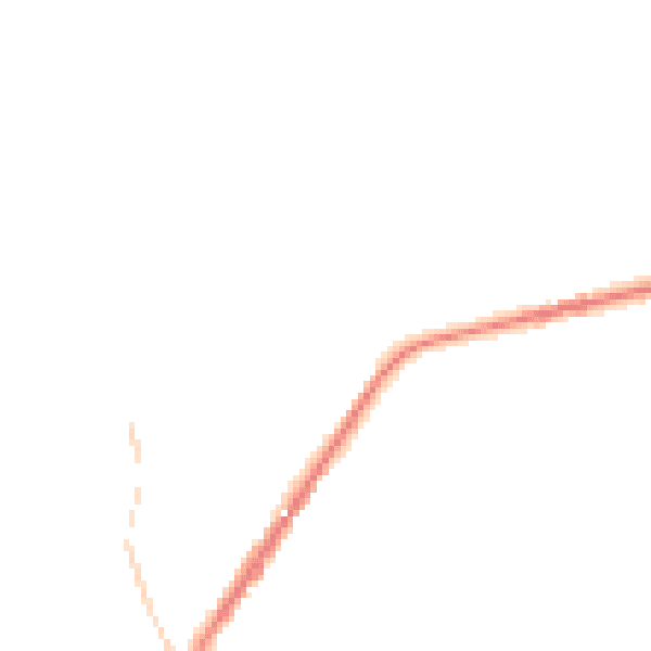 Night-time road noise heatmap for SK22 4AB