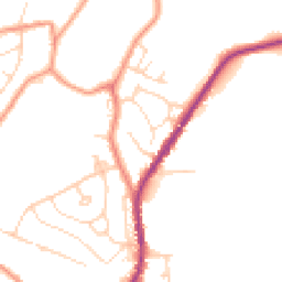 Daytime road noise heatmap for SK22 4JD