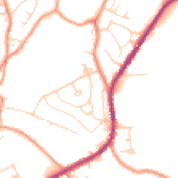 Daytime road noise heatmap for SK22 4LH