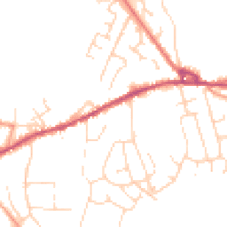 Daytime road noise heatmap for SK23 0DZ
