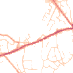 Daytime road noise heatmap for SK23 0ER