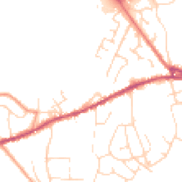 Daytime road noise heatmap for SK23 0ET