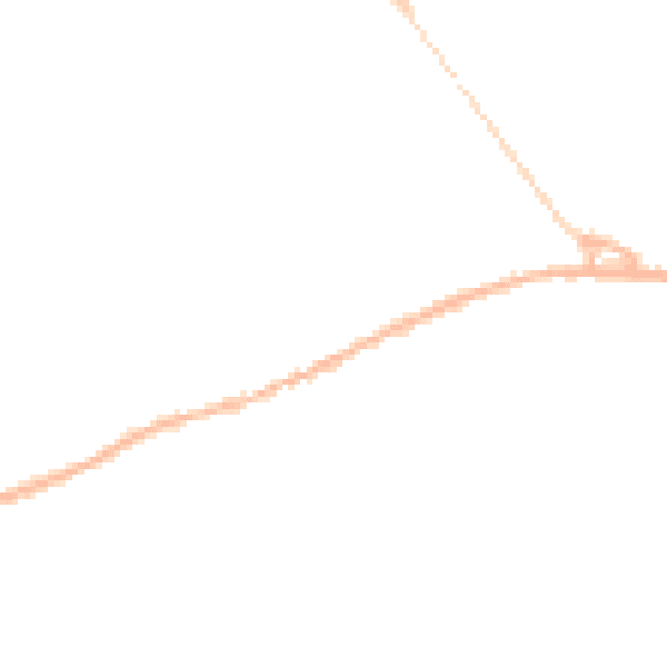 Night-time road noise heatmap for SK23 0EU