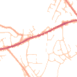 Daytime road noise heatmap for SK23 0HR