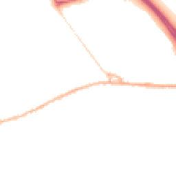 Night-time road noise heatmap for SK23 0JD