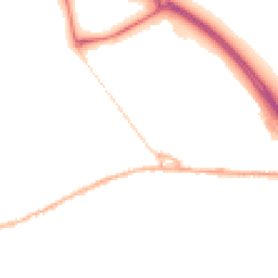 Night-time road noise heatmap for SK23 0JF