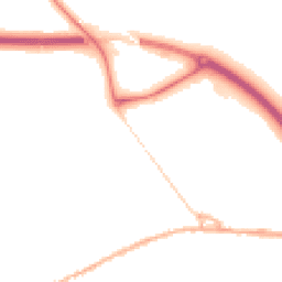 Night-time road noise heatmap for SK23 0JN