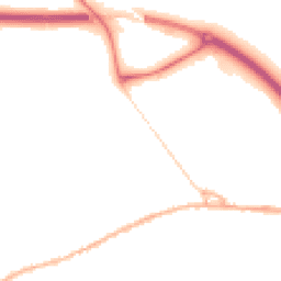 Night-time road noise heatmap for SK23 0JS