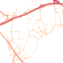 Daytime road noise heatmap for SK23 0LG