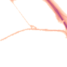 Night-time road noise heatmap for SK23 0NH