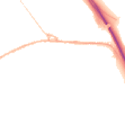 Night-time road noise heatmap for SK23 0NY